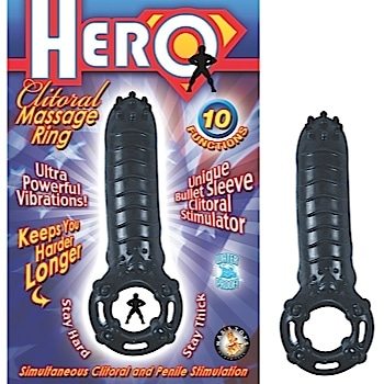 Hero Cockring & Clitoral Massager