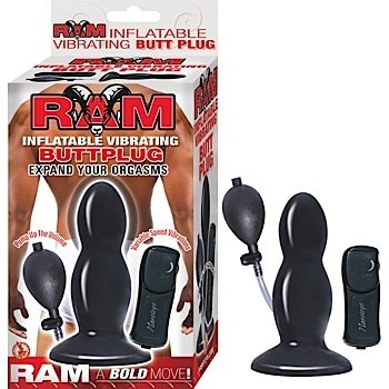Inflatable Vibrating Butt Plug