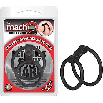 Macho Silicone Duo Cock Ball Ring