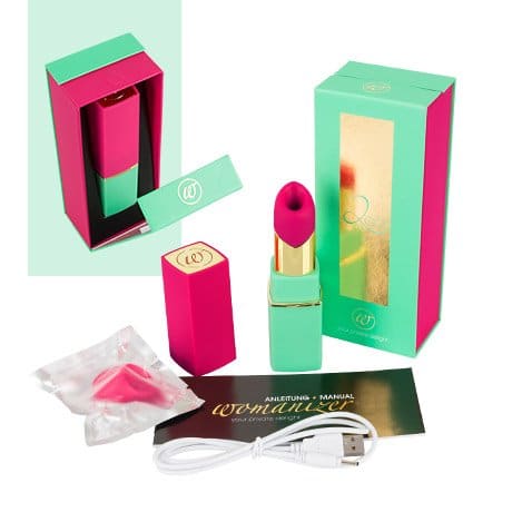 WOMANIZER 2GO GREEN/MAGENTA