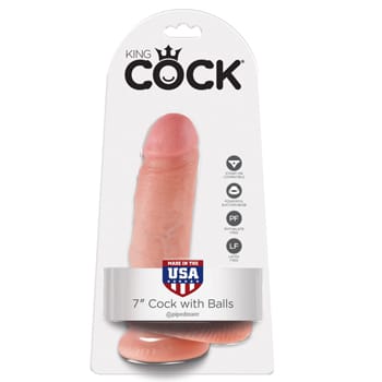 King Cock 7 inch Cock With Balls