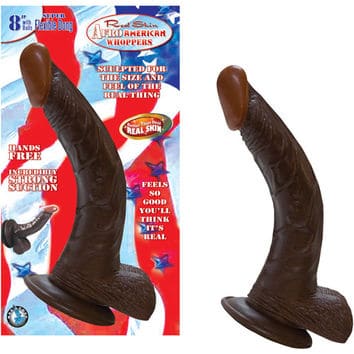 Afro American Whopper 8" Dong With Balls