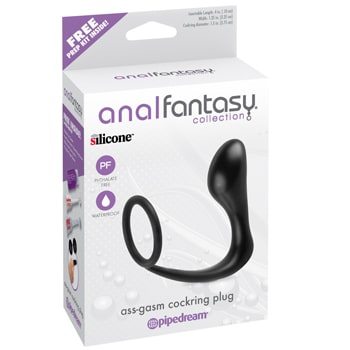 Ass-Gasm Cockring Plug
