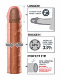Fantasy X-tensions 8" Silicone Hollow Extension