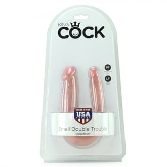 King Cock Small Double Trouble Dildo