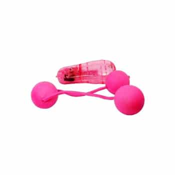 Pink Real Skin Vibrating Benwa Balls
