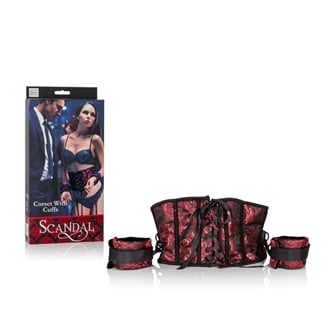 Scandal Corset With Cuffs