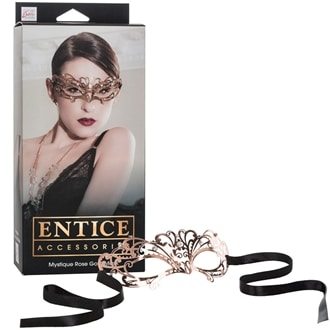 Entice Mystique Rose Gold Eye Mask